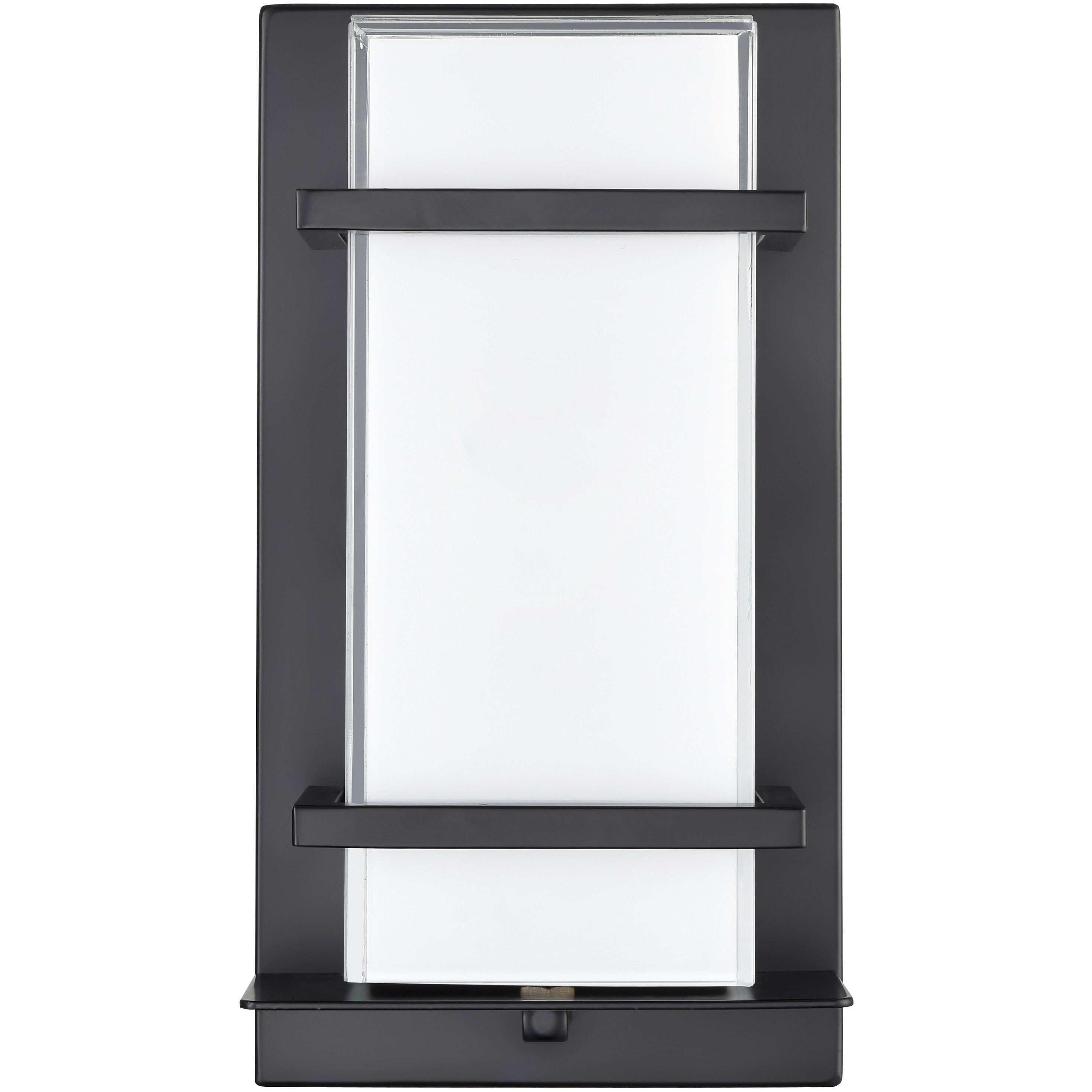 None LED 11 inch Powder Coated Black Outdoor Wall Sconce